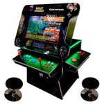 Top US Arcades  Player Lift Up Arcade Machine | Commercial Grade | 4600 Games | 32" Screen | 3 Trackballs | 2 Stools | BLK