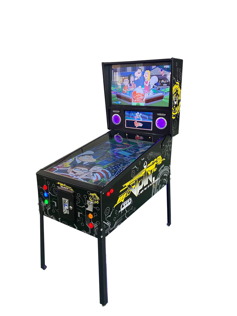 49" 4k Pinup Popper Virtual Pinball 1300 PINBALL Games 1000 JUKEBOX - Full Size Commercial Grade Machine