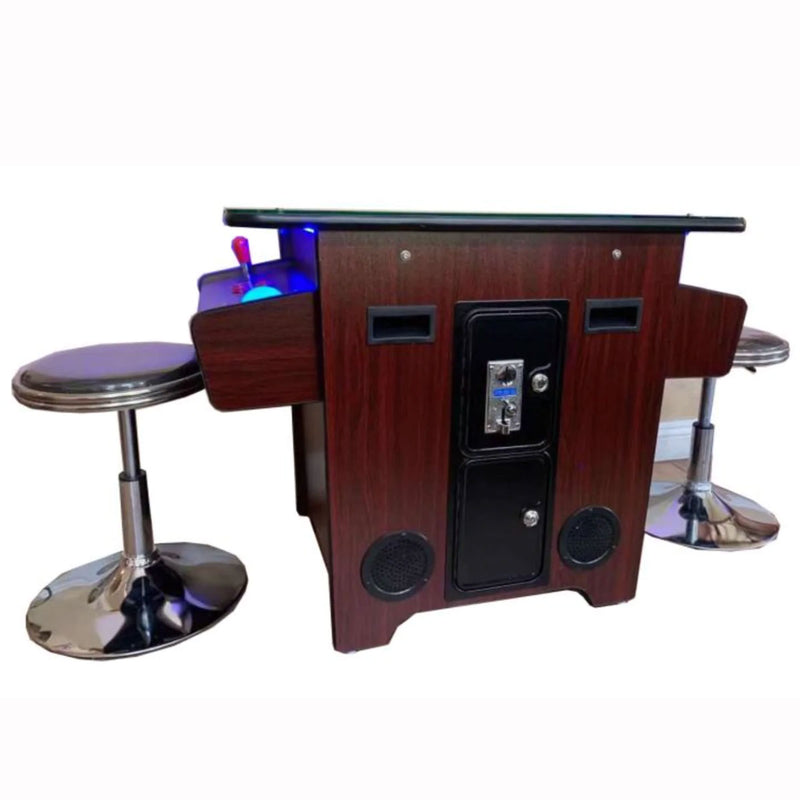 COCKTAIL TABLE ARCADE | COMMERCIAL GRADE | 22" Screen | 412 Games | Trackball | 2 Stools | DKW