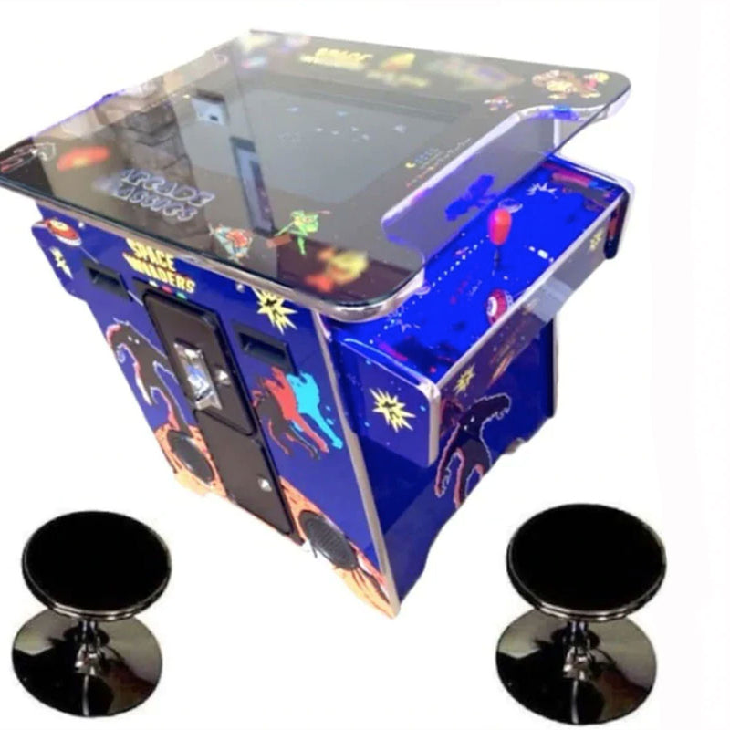 COCKTAIL TABLE ARCADE | COMMERCIAL GRADE | 22" Screen | 412 Games  | 2 Stools | SI