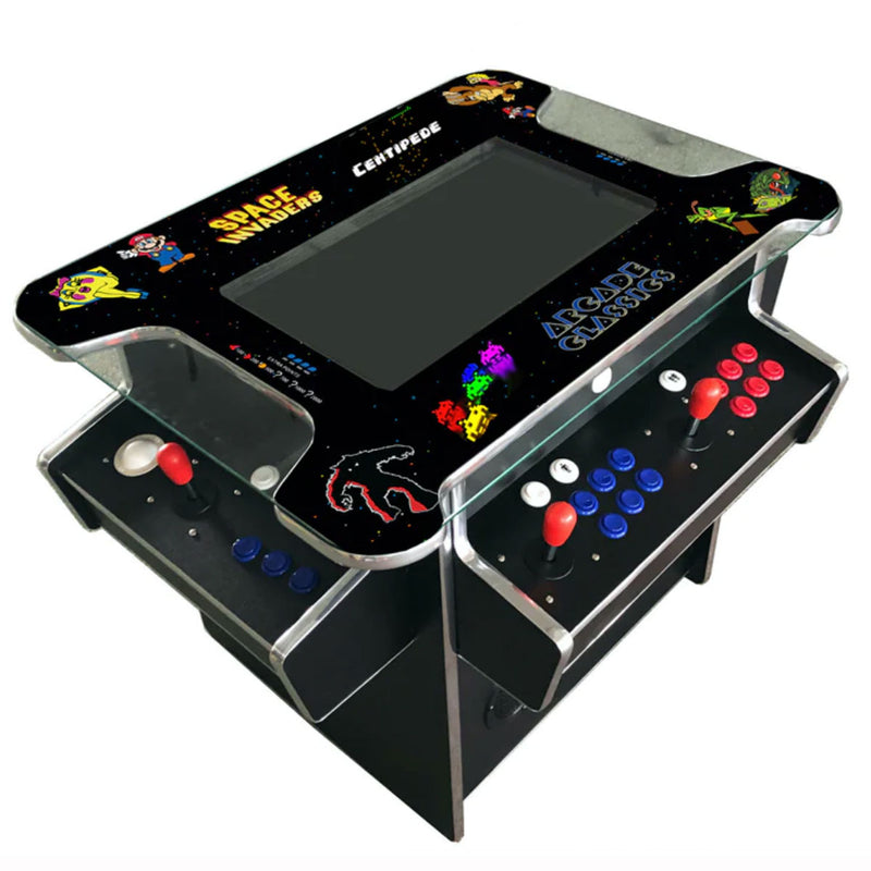 COCKTAIL TABLE ARCADE | COMMERCIAL GRADE |  22" Screen | 1162 Games | Trackball | 2 Stools