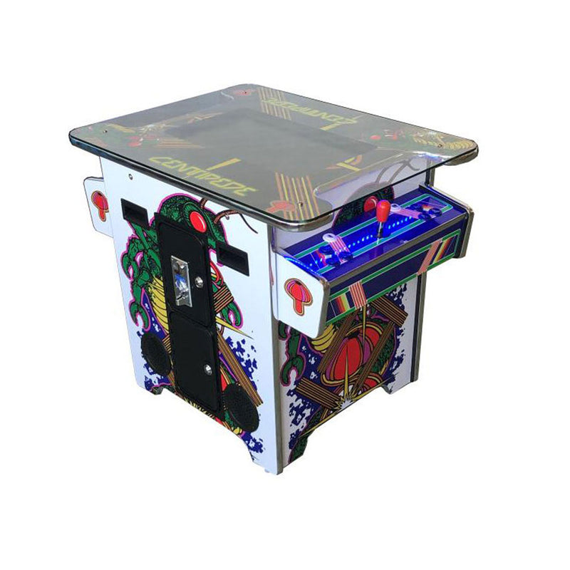 COCKTAIL TABLE ARCADE | COMMERCIAL GRADE |  22" Screen | 412 Games | Trackball | 2 Stools