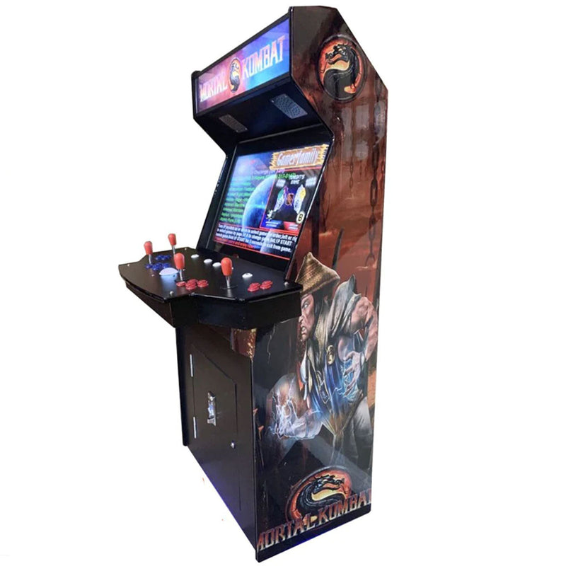 4 Player StandupUp Arcade Machine | Commercial Grade | 3505 Games | 32" Screen | 1 Trackball | 2 Stools |MC